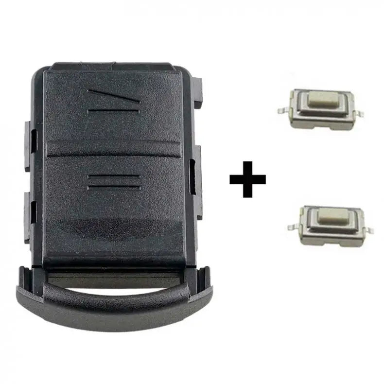 2 Buttons Car Key Remote Control Housing Replacement Car Key Shell Fit for AGILA / MERIVA / Opel / ASTRA with 2 Microswitch