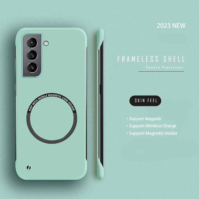 Samsung Galaxy S20-S24 Ultra Slim Frameless Magnetic Case