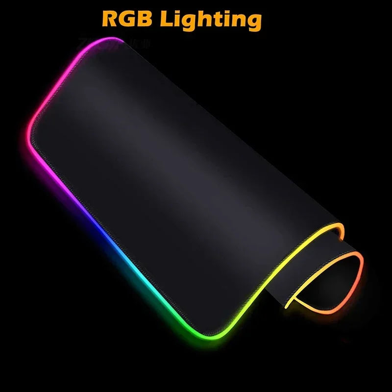 Large Keyboard Mats Fashion Chinese Dragon RGB Gaming Mousepad Big LED Mat PC Deskmat Luminous Mouse Pad Table Rug With Backlit