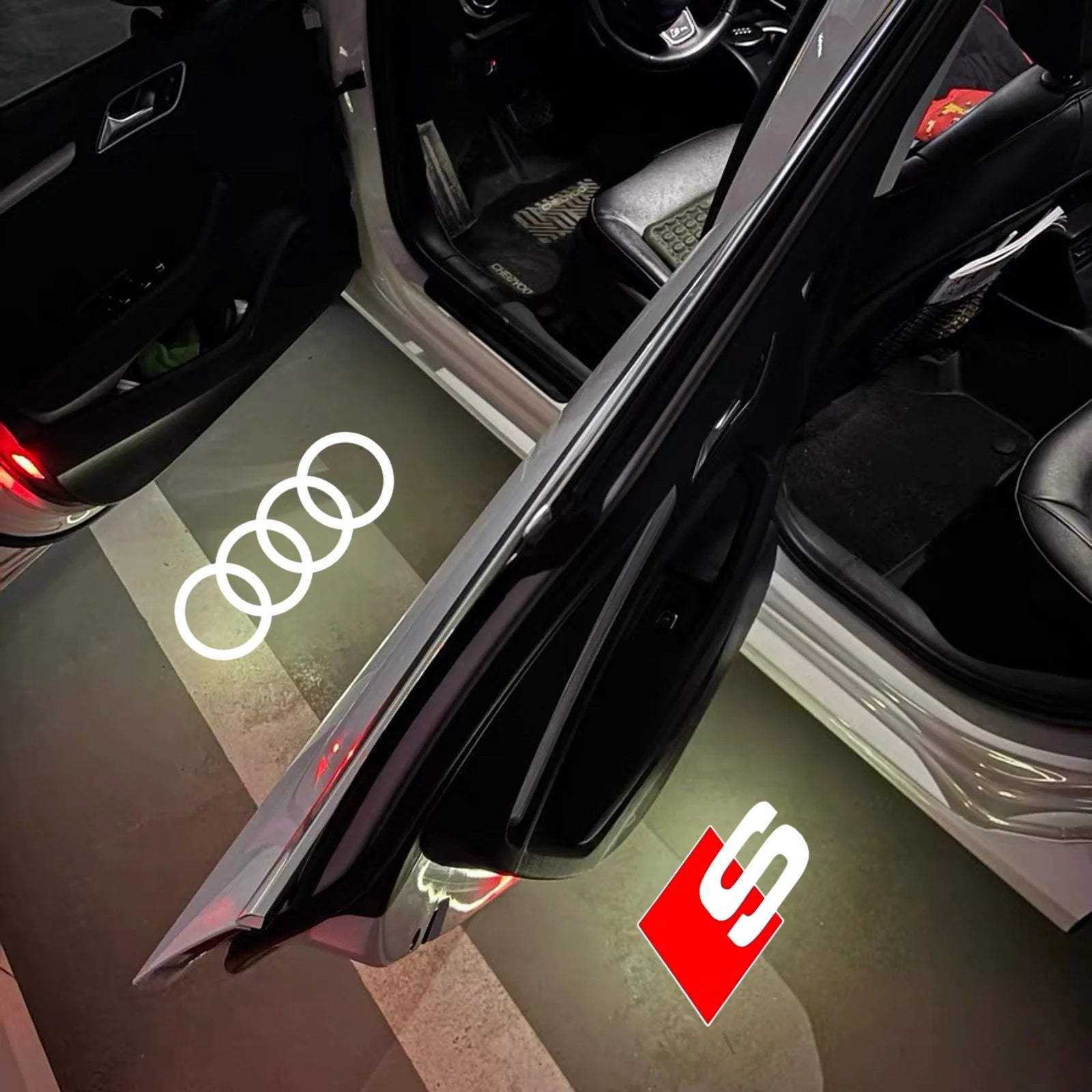 Car Door Welcome Light Led Projector Lamp For Audi A3 A4 B8 8P 8V A6 C7 A5 Q5 B7 B6 B9 SLINE QUTTRO RS Q3 Q7 S3 S4 S5 SQ5 S6 A8