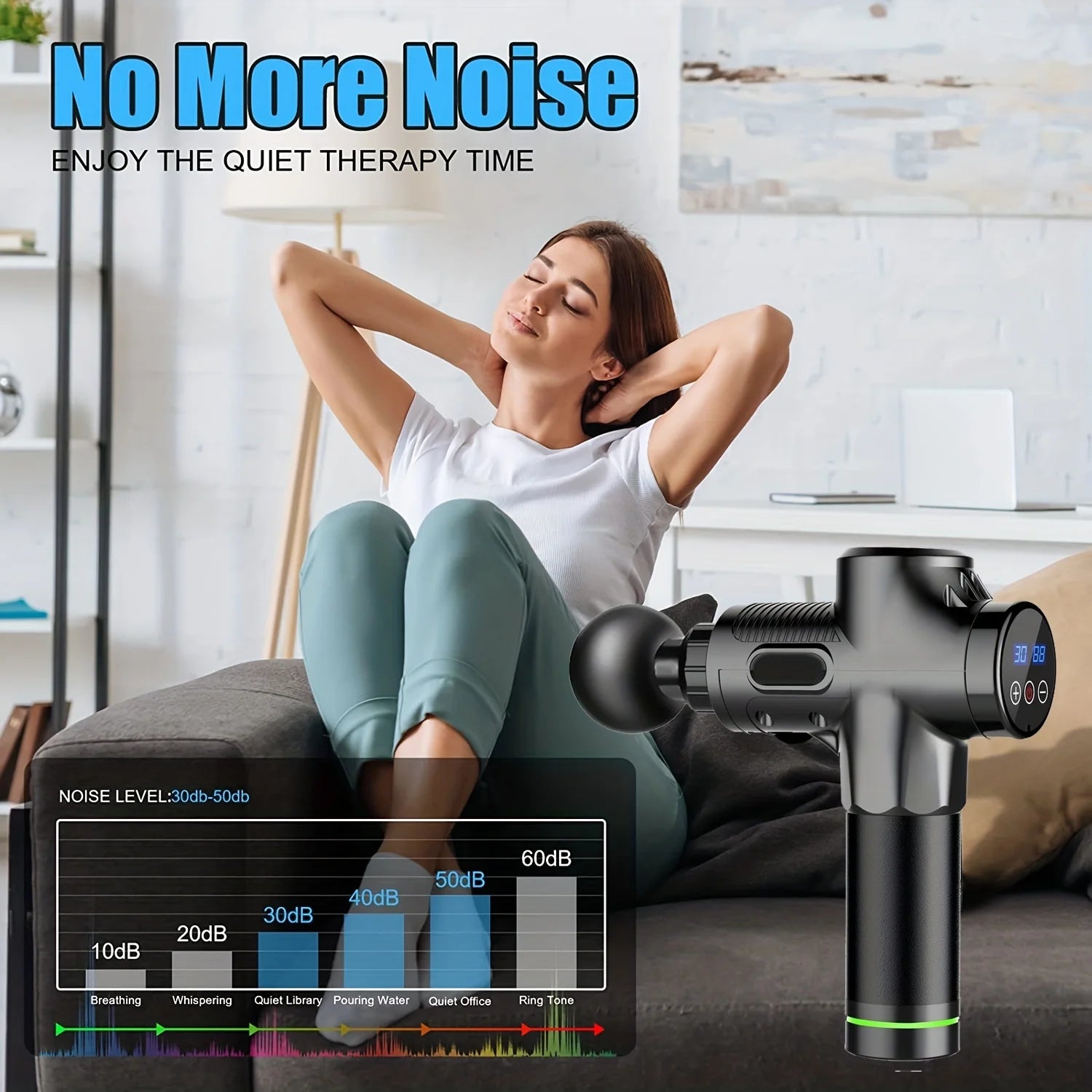 Portable Deep Tissue Fascia Massage Gun for Muscle Recovery