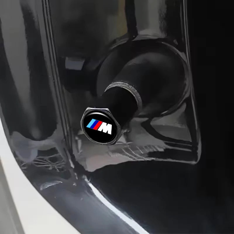 4Pcs Car Styling Wheel Tire Valve Caps Cover Accessories For BMW M Sports E36 E39 E46 E60 E90 E90 F10 F30 G20 G21 G30 G11 F15 X5
