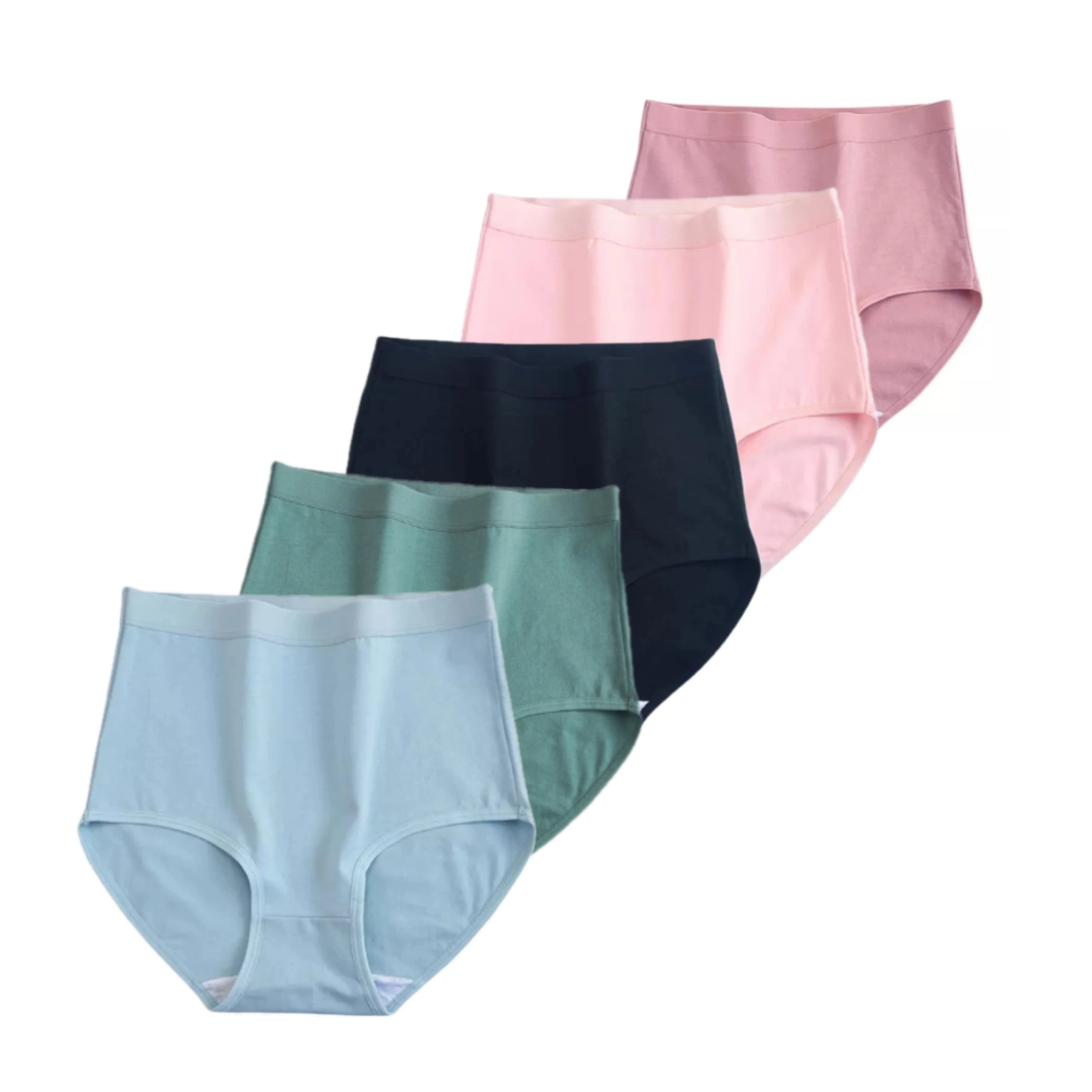 High Waist Seamless No Show Knickers 5-Pack