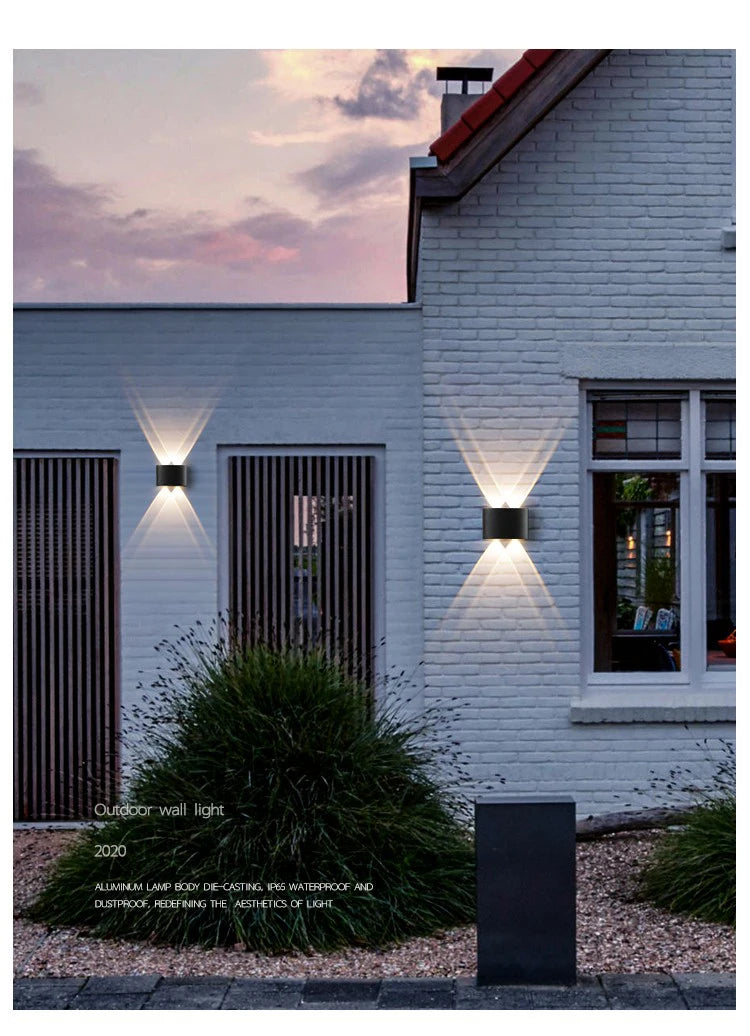 LED Wall Light Waterproof Outdoor Indoor Lighting IP65 AC86-265V 2w 4w for Garden Stair Night Light