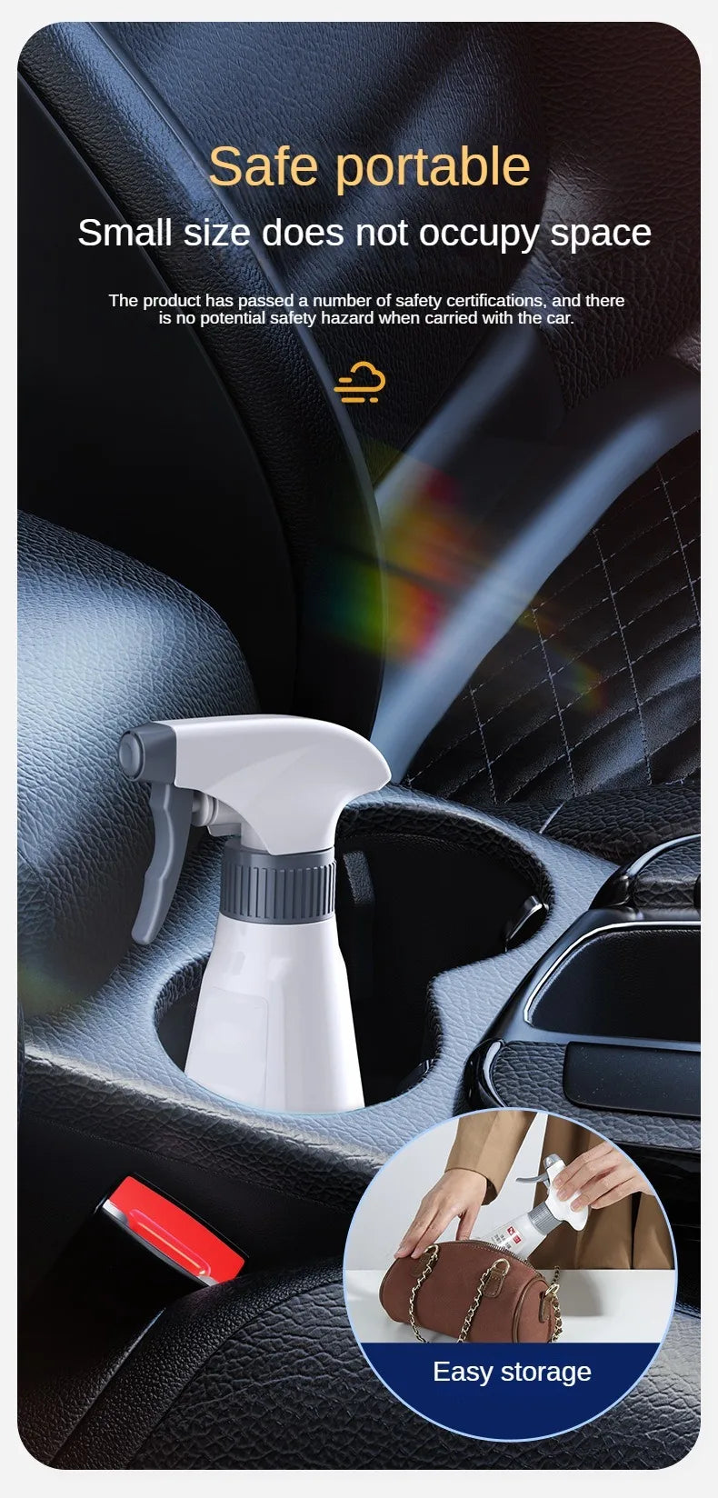 Car Glass Anti-Rain Spray Auto Water repellent Coating Agent Waterproof Rainproof Anti-fog Glass Cleaner Auto Windshield Clear