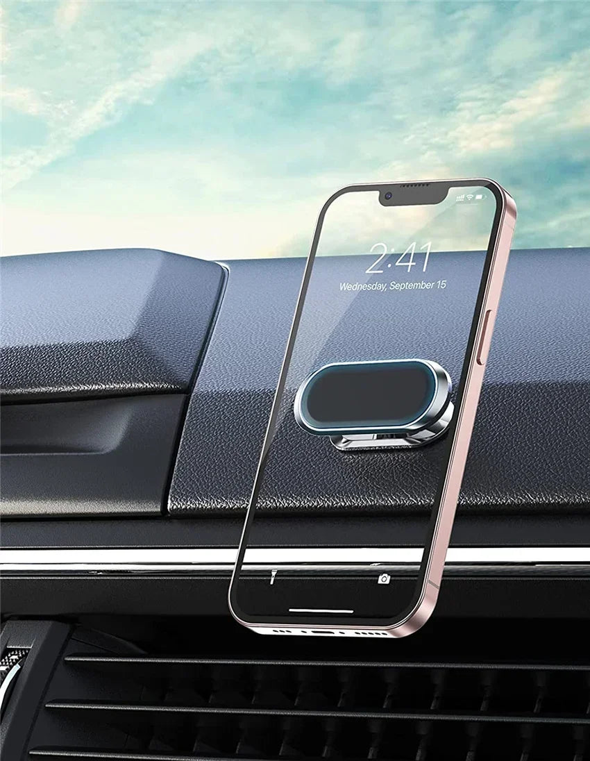 VIKEFON 1080° Rotation Foldable Car Magnetic Phone Holder Universal Air Vent Mount GPS for iPhone Samsung in Car Phone Stand