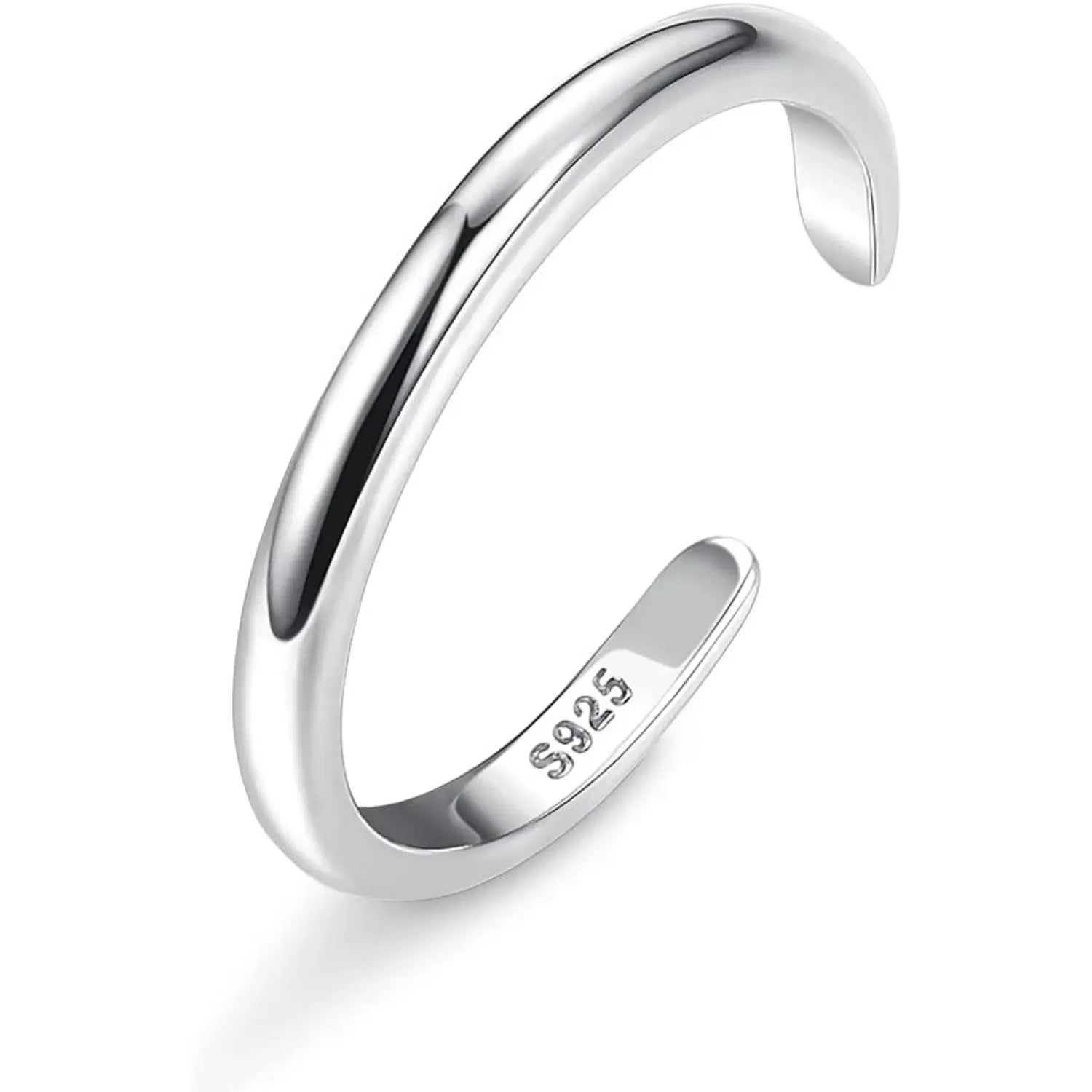 Adjustable 925 Sterling Silver Minimal Toe Ring