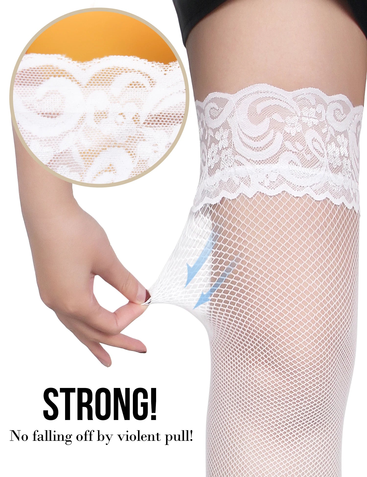 High Waist Lace Garter Belt with Thong
