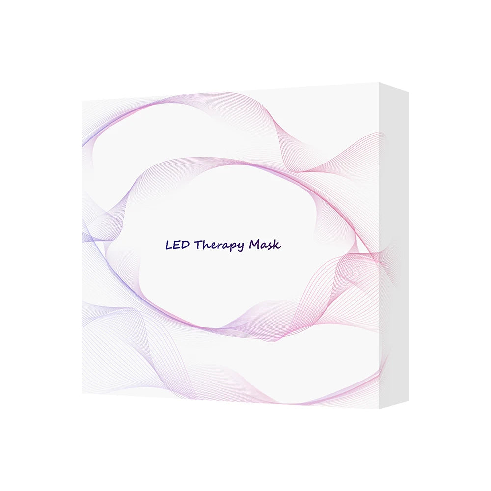 Professional 7-Color LED Facial & Neck Mask – 168 LED Therapy | Medical-Grade Silicone