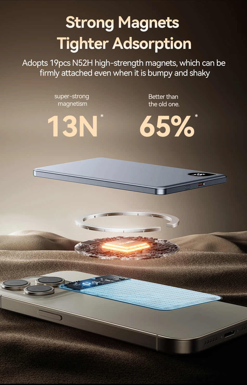 Rocoren 10000mAh Magnetic PowerBank Fast Charging 5000mAh Power Bank Portable Wireless Charger Battery For iPhone 17 16 Pro Max