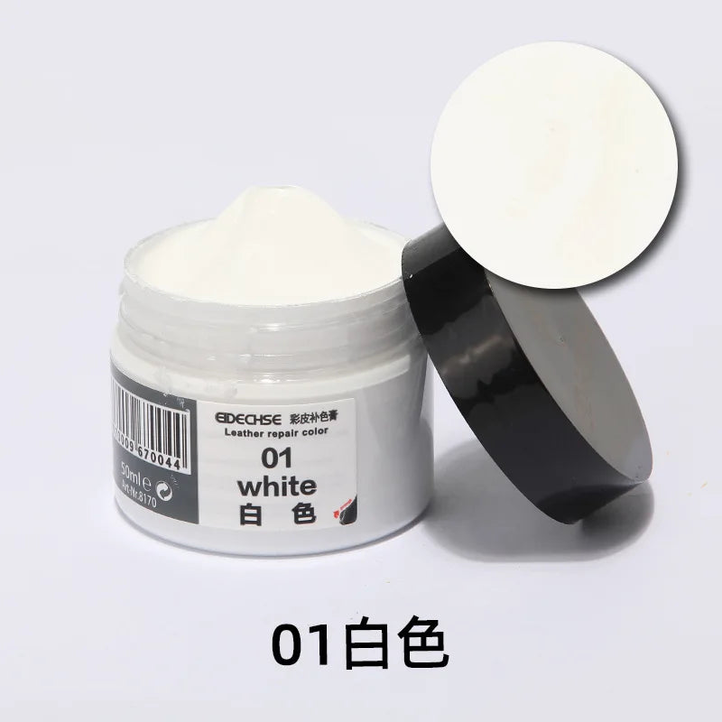 50ml Auto Advanced Leather Repair Cream Repair Filler Sofa Car Seat Leather Complementary Repair Refurbishing Car Polishing Kit