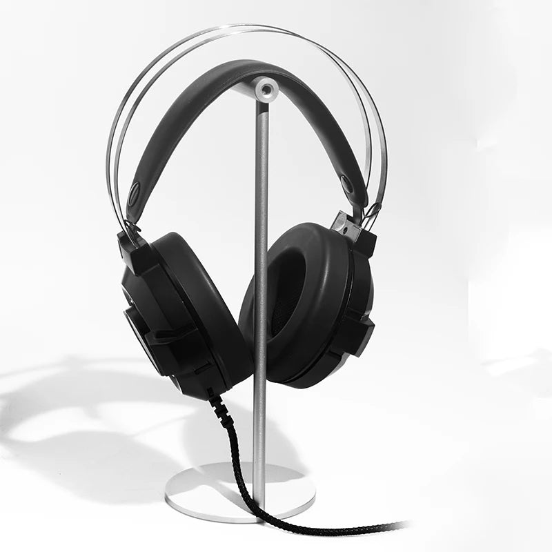 FinalCool EJZ-S1 Aluminum Headphone Stand Metal Gaming Headset Holder Hanger Solid Base DesktopOrganizerDisplayEarphone Bracket