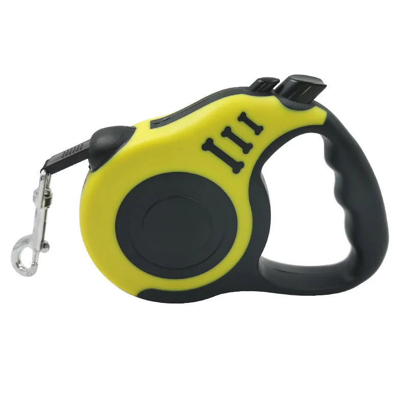 Trela Retrátil para Cão 3 Metros 5 Metros Trela para Animais de Estimação Corda de Tração Cinto Trela Automática Flexível para Cães Pequenos Médios Grandes