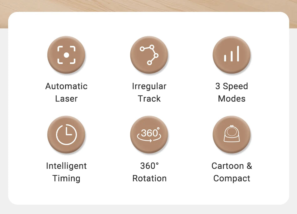 Smart Automatic Electric Laser Toy for Cats and Dogs