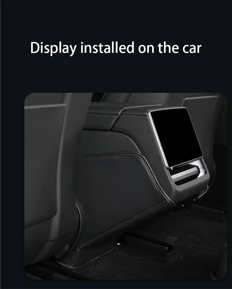 Tesla Model 3 & Y Leather Seat Back Kick Protectors