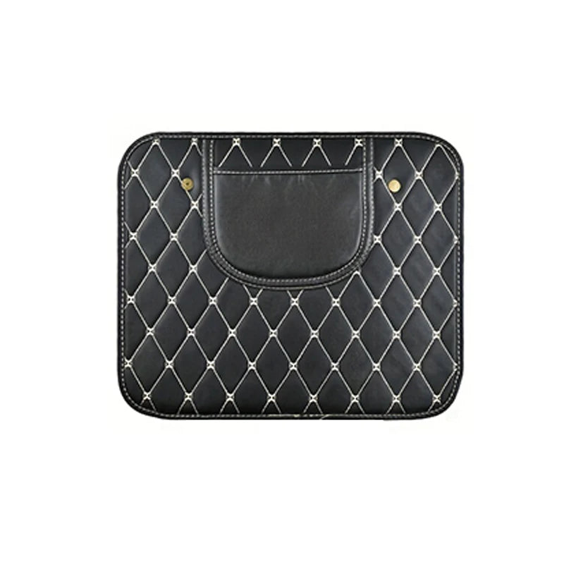 New PU Leather Car Anti-Kick Mats Auto Seat Back Protector Cover For Children Car Back Seat Anti-Dirty Pad Car  Accessories