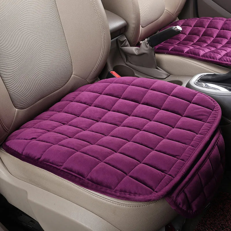 Almofada de Assento de Carro Universal, Capa de Banco Dianteiro de Carro Quente de Inverno, Almofada Respirável Antiderrapante para Carros Camião Carrinha SUV Cadeira de Escritório
