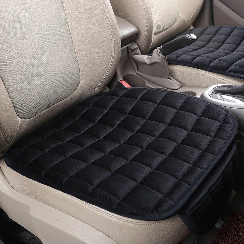 Almofada de Assento de Carro Universal, Capa de Banco Dianteiro de Carro Quente de Inverno, Almofada Respirável Antiderrapante para Carros Camião Carrinha SUV Cadeira de Escritório