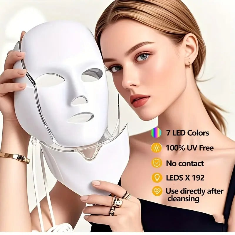 LED Facial & Neck Mask (7 Colors)-1